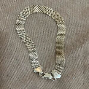 SOLD: 18K/750 Solid Gold Bismark Mesh Bracelet